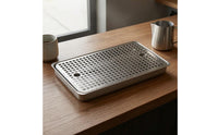Bar Drop Tray Easy to Clean Stainless Steel Drop Tray Hygienic Spill Catcher