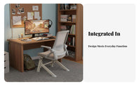 Height Adjustable Ergonomic rotating Chair Rolling Casters Mesh spine Task Chair Easy Assembly Computer Seat Lumbar Assistance for Students, Teenagers, Home Users, Study Room, Bedroom, Workspace