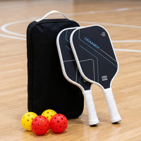 2 Pieces Carbon Fiber Pickleball Paddle Long-Lasting Grip Tape Perforated
