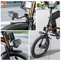 Aluminum Alloy Front Light Bracket with Action Camera Interface Compatible Bike Light Mount Easy to Install Lightweight for Cyclists, Commuters, Night Riding, Commuting, Folding Bikes