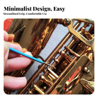 2 Pieces Two-functionFunction Ends Coil Hook Tool Versatile Wind Instrument Repair Kit Sturdy Musical Accessory Easy to Use for Musicians, Music Students, DIY Enthusiasts, Workshop, Emergency Repairs, Home Studio