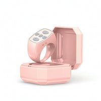 Rechargeable Phone Controller Control with Charging Case Wearable Bluetooth Finger-Worn Controller Compact Wireless Scroller Multi-Function for Creators
