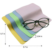 Small Microfibre Cloth 14.5cm for TV Screen Cleaner Spray and Cloth, Microfibre Cloth for Eyeglasses and Monitors, Soft Washable Cleaning Piece