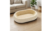 Oval Cat Scratcher Bed Soft Scratching Board Comfortable for Small Pets