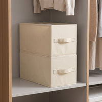 Cloth Storage Box Soft-Sided Foldable Storage Box Closet Shelf Organizer Bin Multipurpose Sturdy for Shelves