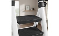 Household Folding Ladder Foldable Folding Stepladder Heavy Duty Portable Step Ladder for Kitchen, Garage, Warehouse