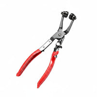 Heavy Duty Automotive Hose Clamp Removal Tool Labor Saving Swivel Jaw Hose Clamp Plier Forged Steel for Mechanics, DIY Enthusiasts, Auto Repair Shop, Garage