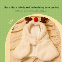 Christmas Pet Cloak, Plush, Holiday Decoration