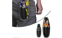 Waist Tool Bag with Belt Loop Slim Tool Waist Bag Compact Lightweight for Diyers, Home Improvement, Electrical Work