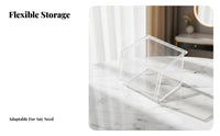 Multi-Compartment Clear Box Space-Saving Clear Divided container Easy to Clean