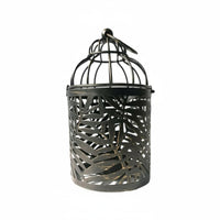 Birdcage Candle Holder Romantic Atmosphere Hollow Pattern Lantern Lightweight Hanging Tea Light Holder for Wedding, Party