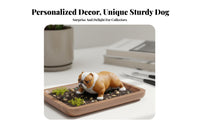 Canine Figurine Dog Model High Detail Resin Canine Figurine Model Realistic Muscular Dog Figurine for Collectors, Hobbyists, Micro Landscapes