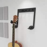 Easy to Install Wall Guitar Stand Sturdy Guitar Hanger Rack Anti Slip for Living Room