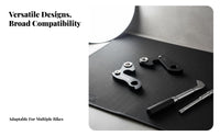 Rear Derailleur Hanger CNC Machined Cycle Tail Hook Frame Dropout Hanger Aluminum Alloy Dropout Adapter High Strength