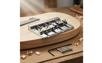 4 String Bass Bridge Spring Adjusted Saddles Metal Bass Bridge Polished