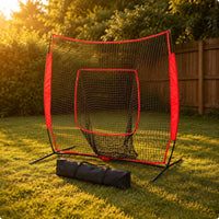 Baseball Training Net 7x7 Sturdy Baseball Hitting Net Carry Bag Included Training Gear for Coaches, Beginners, Backyard, Garage