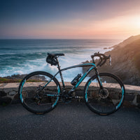 Design 700c Road Bike High-Carbon Steel Frame Disc Brake Road Two-Wheeler Drop Bar Gravel Bike for Adults, Commuters, Beginners, Commuting, Fitness