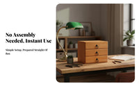 With Drawers Multi-Drawer Desk Cabinet Retro and aesthetic Multi-Compartment Desk Organizer Multifunctional Office Supply Holder Multiple Compartments for Home Organizers, Students, Study Room, Vanity, Bedroom, School