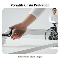L-Type Chain Cover Long-Lasting Construction 7-Shape Chain Guard Drivetrain Protector Easy Installation Universal Fit