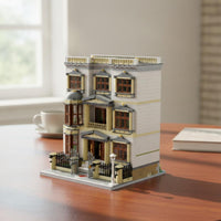 Brick Compatible Classical Villa Building Blocks Display Piece MOC Building Set Detailed Interior for Teenagers, Shelf Decoration