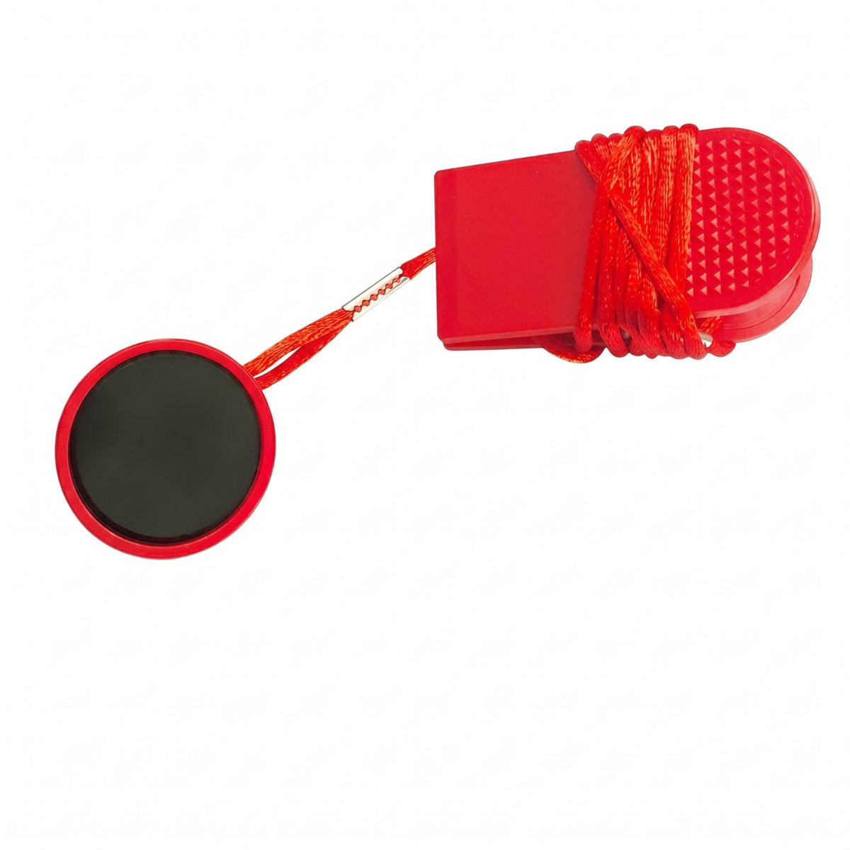 Red Treadmill Safety Key Large Size Treadmill Emergency Stop Key 3.2 Cm Corded Safety Clip