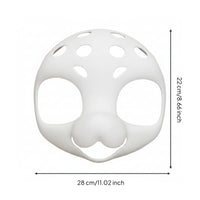 Printed Faceplate Base Rigid Costume Foundation with Eye Openings Sturdy for Cosplay