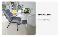 Adjustable Repose Chair versatileUse Sit and Lie Adjustable Armchair with Footrest Assistance Easy Assembly for Students