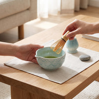 Japanese Matcha Tea Bowl Set with Whisk and Pour Spout