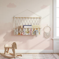 Stuffed Creature Storage Net Hand-Woven Wall Hanging Toy Net Wall Hanging Stuffed Creature Storage Large Capacity for Children