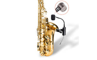 Saxophone Audio Pickup with Gooseneck Rechargeable Wireless Ultra-High Frequency Audio Pickup System Portable Plug-and-Play