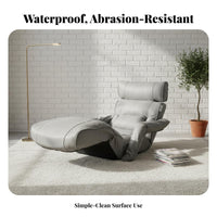 Upholstered Armchair Feline-Resistant Resistant Ergonomic Enveloping Chair Lumbar Support Modern Design for Pet Owners, Balcony