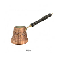 Copper Cezve Tinned Inside Turkish Coffee Pot Copper Coffee Pot Tin Lined Cookware Metal Hanging Loop for Direct Flame