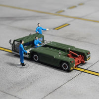 Diecast Aircraft Pushback Tug Souvenir Gift Airplane Tow Tug Model Highly Detailed Ground Support Equipment Model for Aviation Enthusiasts