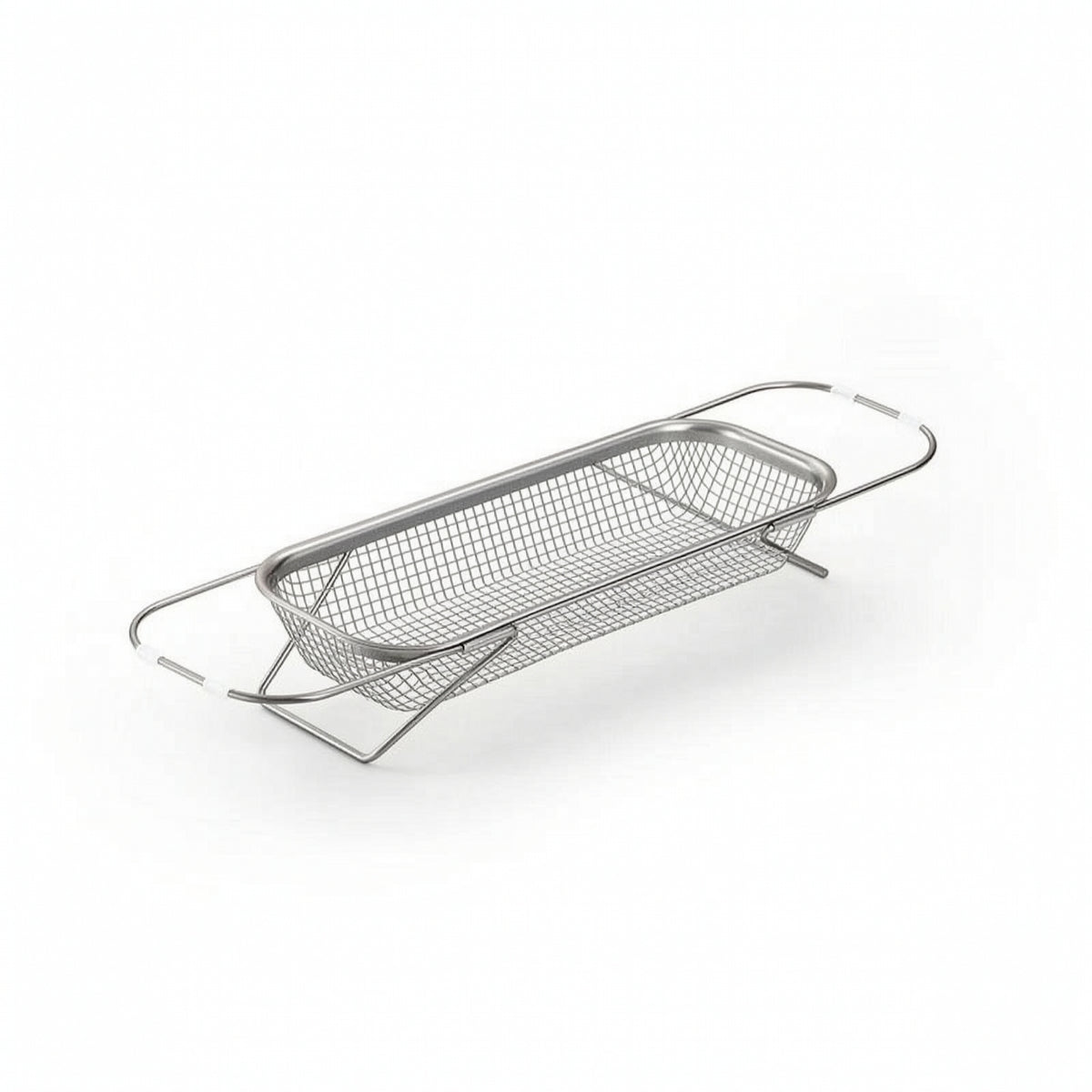 Over-Sink Strainer Basket Rust-Resistant Sink Draining Basket Large