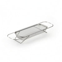 Over-Sink Strainer Basket Rust-Resistant Sink Draining Basket Large