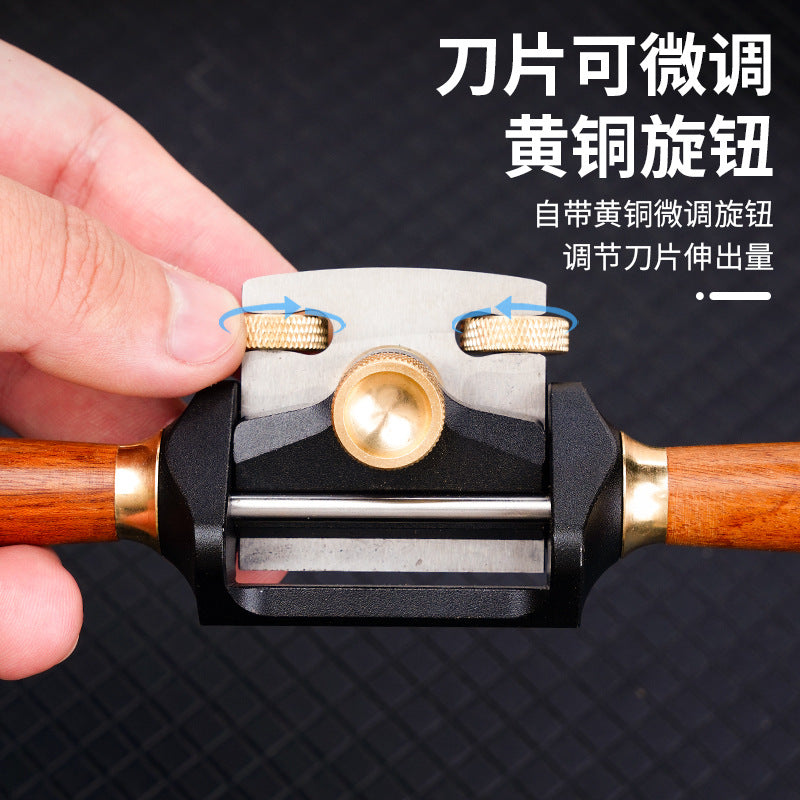 Rosewood Woodworking Plane with Adjustable Blade