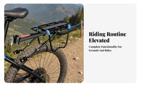 Cycle Cargo Rack Flat Flat Top Cycle Rear Rack Side Rails Rear Luggage Carrier