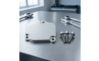Timing Chain Tensioner Cover Plate Billet Aluminum Tensioner Cover Plate with Screws Engine Part Accurate-Fit Machined