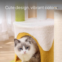 Ice Cream Cat Tree Multi-Level Condo Scratching Post