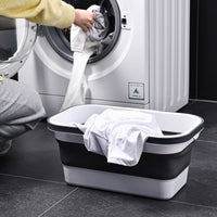 Foldable Plastic Container Compact Basin Portable for Small Apartments