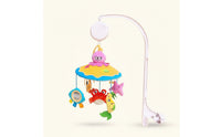 Musical Crib Mobile with Music Hanging Crib Mobile Soft Toy Soothing for Infants, Babies, Newborns