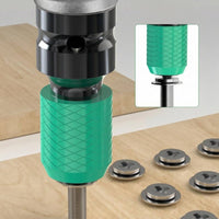 Knurled Grip Power Drill Conversion Head Compact Telescopic Drill Adapter Textured Surface Impact Wrench Adapter Metal