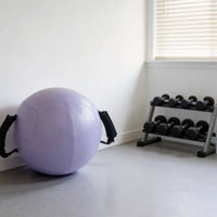Twin-handle Medicine Ball Non-Spring Portable Stability Fitness Equipment for Gym