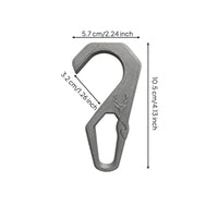 Compact Ladder Hook Lightweight Pail Hanger Space-Saving Ladder Hook with Deer Motif Easy to Install for Homeowners