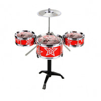 Star Graphics Kids Drum Set Standing Frame Toy Drum Set Cymbal Children's Instrument Drumsticks