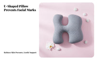 Breathable Beauty Salon Face Cradle Slow-Rebound Foam Prone Massage Pillow Set Skin-Friendly for Estheticians, Masseuses, Bed, Home, Bedroom