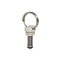 304 Stainless Steel Pepsi Keg Lid with Safety Valve Core, 100 PSI Pressure Relief Valve