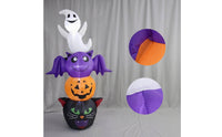 Inflatable Halloween Inflatable Lighted Inflatable Pumpkin Spooky Yard Decoration Glowing for Homeowners