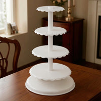Cake Stand Stable 4 Tier Cake Culinary Stand Grade Dessert Display for Dessert Makers, Parties