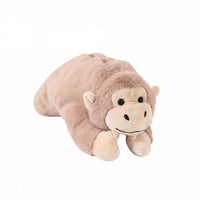 Large Capacity Gorilla Soft Writing Instrument Case Zipper Closure Soft Gorilla Stationery Bag Monkey Plushie Pouch for Students, School, Office